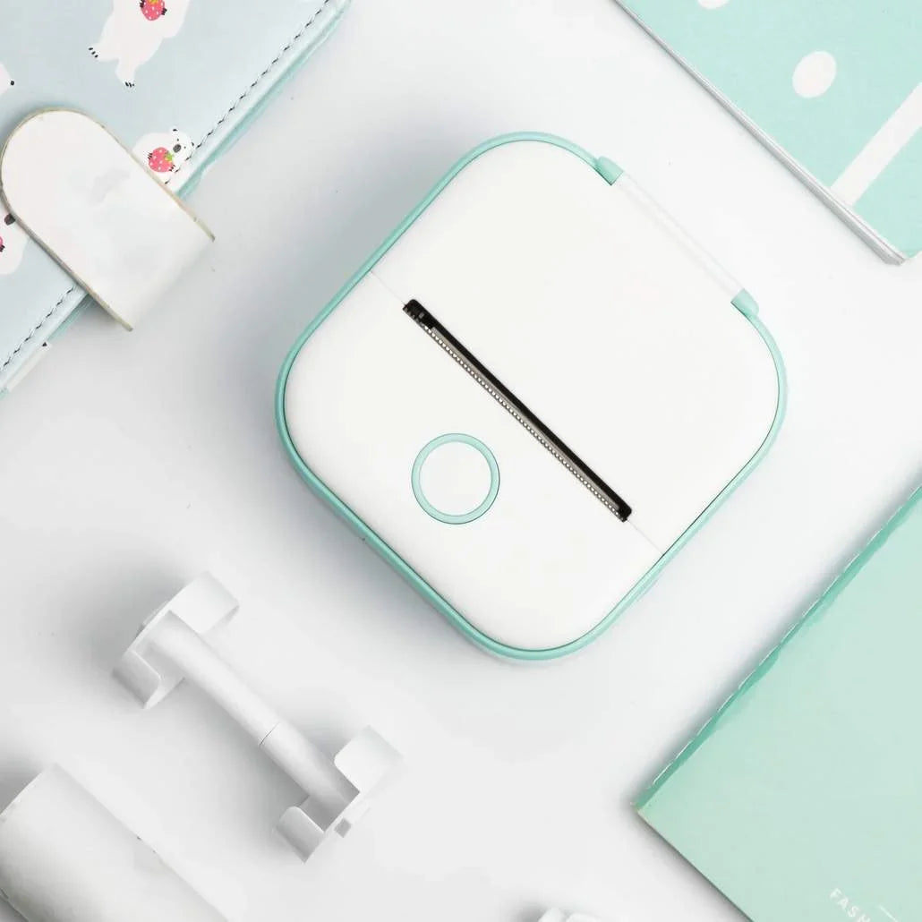 Portable phone printer for notes, labels and small creative projects