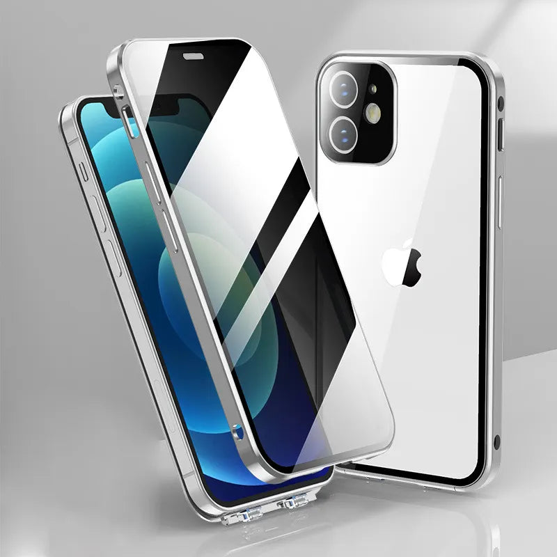 iPhone privacy screen protector for reduced side-angle visibility