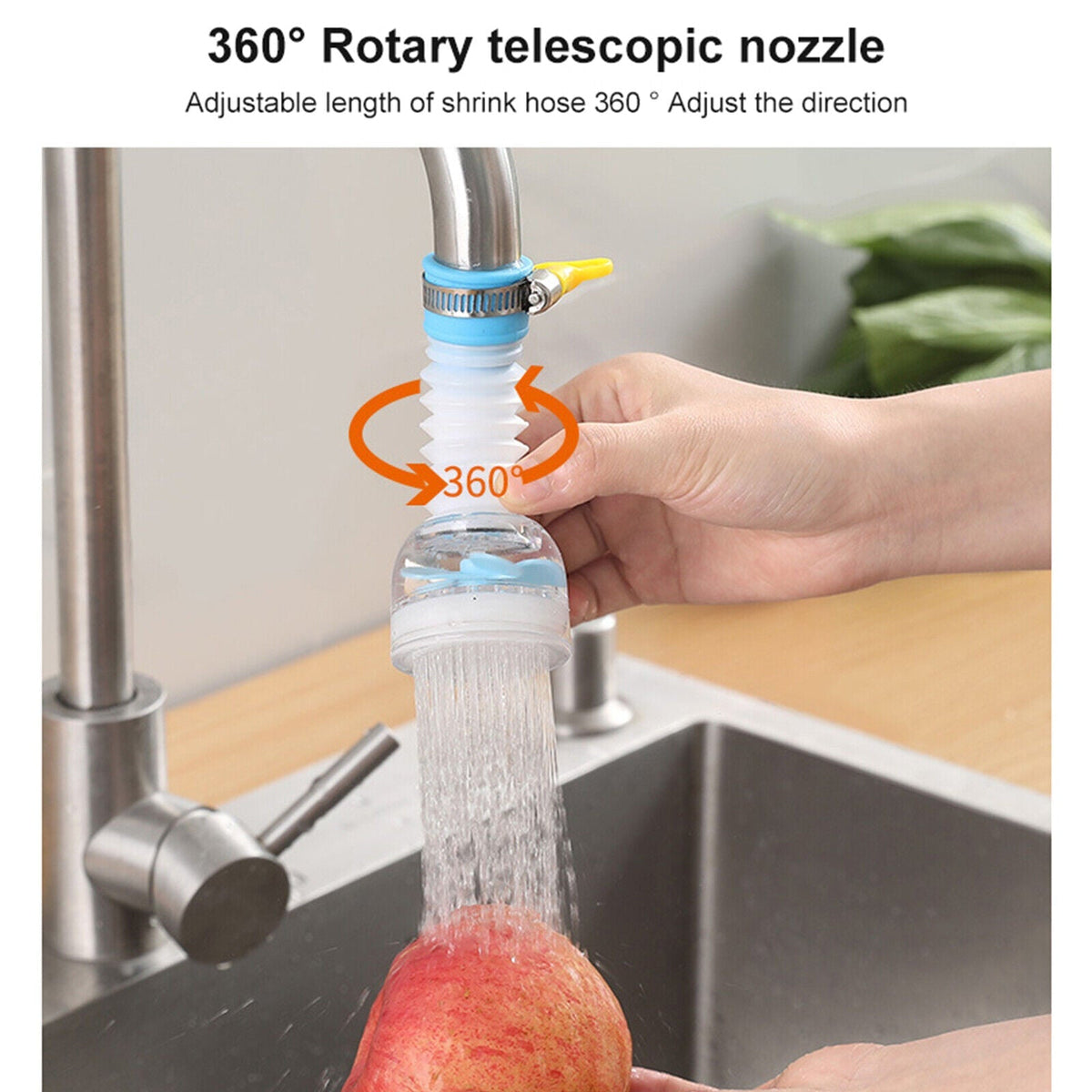 360-Rotation Kitchen Sink Faucet Extenders – product view 5